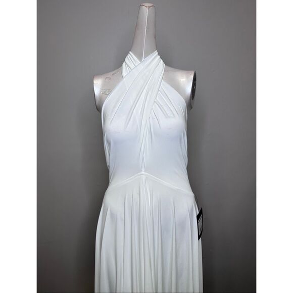 Norma Kamali Convertible Dress in Cream Small $175 - Picture 5 of 11